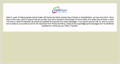 Desktop Screenshot of carepages.com
